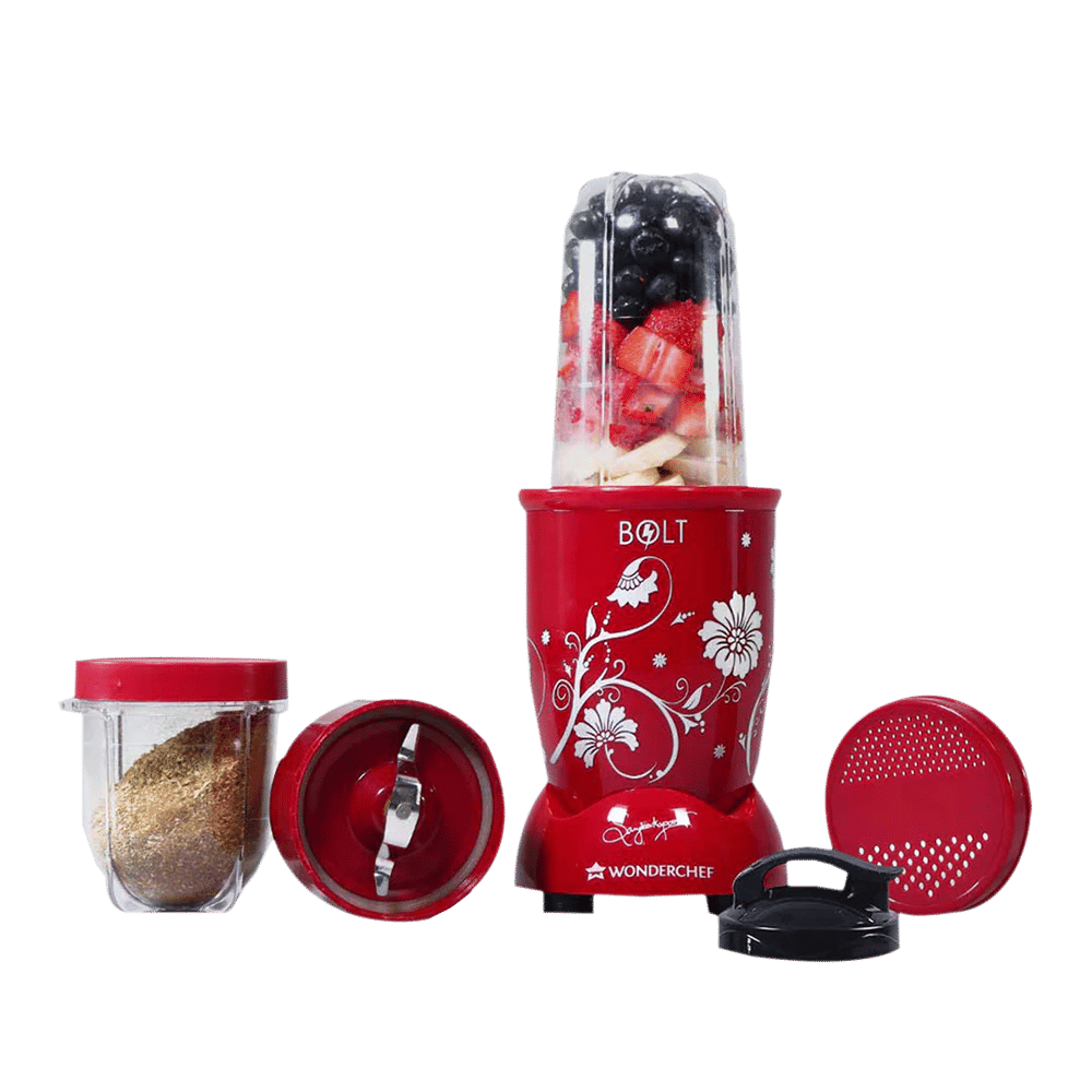 Buy WONDERCHEF Nutriblend BOLT 600 Watt 2 Jars Mixer Grinder Blender